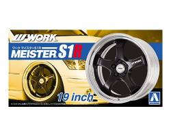 Thumbnail AOSHIMA 05245 WORK MEISTER S1R 19 inch 4pc WHEEL   TYRE SET
