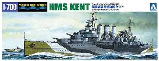 Thumbnail AOSHIMA 05673 HMS KENT BRITISH HEAVY CRUISER