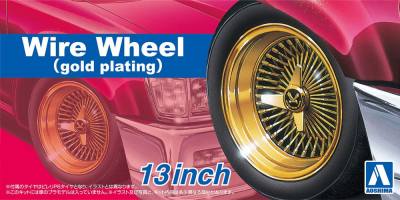 Thumbnail AOSHIMA 06627 WIRED WHEEL  GOLD PLATED  13 INCH