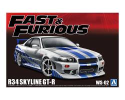 Thumbnail AOSHIMA 06795 FAST AND FURIOUS R34 SKYLINE GT-R