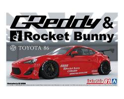 Thumbnail AOSHIMA 06186 TOYOTA 86 12 GREDDY AND ROCKET BUNNY