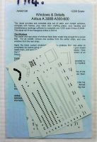 Thumbnail AIRLINE HOBBY SUPPLIES 1714. AHS2128 WINDOWS AND DETAILS AIRBUS A300B/A300-600