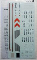 Thumbnail AIRLINE HOBBY SUPPLIES 1647. 4006 CANADIAN AIRLINES INTERNATIONAL BOEING 737-200