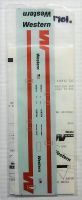 Thumbnail  1701. FOWLER DECALS 010 - WESTERN AIRLINES BOEING 727