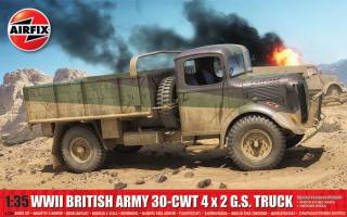 Thumbnail AIRFIX 1380 WWII BRITISH ARMY 30-CWT 4X2 G.S. TRUCK