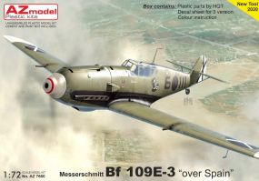 Thumbnail AZ MODEL 7660 MESSERSCHMITT Bf 109E-3 OVER SPAIN