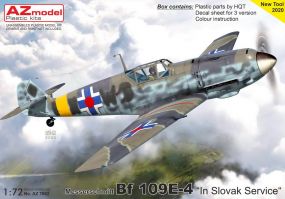 Thumbnail AZ MODEL 7662 MESSERSCHMITT BF 109E-4 SLOVAK SERVICE