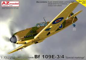 Thumbnail AZ MODEL 7689 MESSERSCHMITT BF109E-3/4 SPECIAL MARKINGS