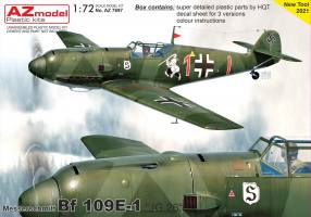 Thumbnail AZ MODEL 7697 MESSERSCHMITT BF 109E-1 JG.26