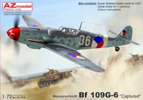 Thumbnail AZ MODEL 7818 MESSERSCHMITT BF 109G-6 CAPTURED