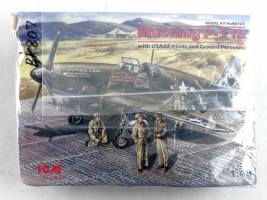 Thumbnail ICM 48125 MUSTANG P-51B WITH USAAF PILOTS AND GROUND PERSONNEL  NO BOX 
