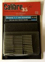 Thumbnail CALIBRE 35043 RIVETS 1.1MM DIAMETER 360 PCS HALF ROUND HEADSS