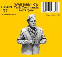 Thumbnail CMK F35409 WWII BRITISH CW TANK COMMANDER HALF FIGURE