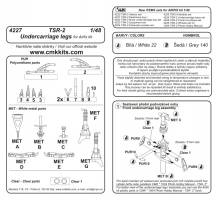 Thumbnail CMK 4227 TSR-2 UNDERCARRIAGE LEGS FOR AIRFIX