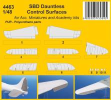 Thumbnail CMK 4463 SBD DAUNTLESS CONTROL SURFACES