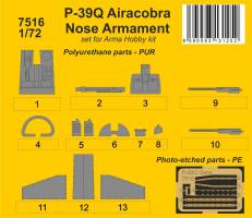 Thumbnail CMK 7516 P-39Q AIRACOBRA NOSE ARMAMENT