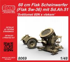 Thumbnail CMK 8069 60CM FLAK SCHEINWERFER  FLAK SW-36  WITH SD.AH.51