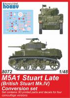 Thumbnail CMK 8072 M5A1 STUART LATE CONVERSION SET