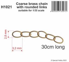 Thumbnail CMK 1021 COARSE BRASS CHAIN WITH ROUNDED LINKS 