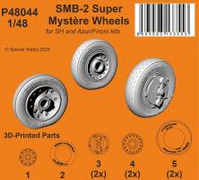 Thumbnail CMK P48044 SMB-2 SUPER MYSTERE WHEELS