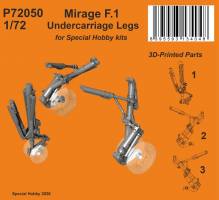 Thumbnail CMK P72050 MIRAGE F.1 UNDERCARRIAGE LEGS