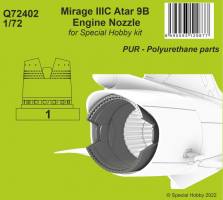 Thumbnail CMK Q72402 MIRAGE IIIC ATAR 9B ENGINE NOZZLE