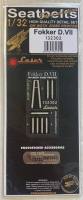Thumbnail HGW 132302 Fokker D.VII SEATBELTS
