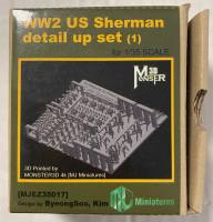 Thumbnail MJ MINIATURES 35017 WW2 US SHERMAN DETAIL UP SET 1