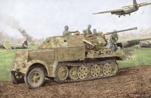 Thumbnail DRAGON 6953 Sd.Kfz.7/2 3.7CM FLAK 37 W/ARMOR CAB OR Sd.Kfz.7/2 3.7CM FLAK 36