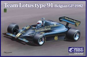 Thumbnail EBBRO 20019 TEAM LOTUS TYPE 91 BELGIAN GP 1982