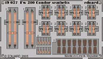 Thumbnail EDUARD 49027 FW 200 CONDOR SEATBELTS
