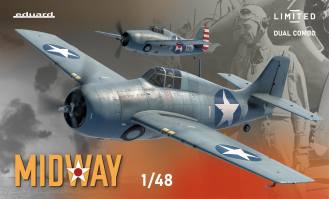Thumbnail EDUARD 11166 MIDWAY DUAL COMBO F4F-3   F4F-4 WILDCAT