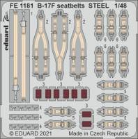 Thumbnail EDUARD FE1181 B-17F SEATBELTS STEEL