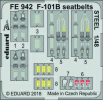 Thumbnail EDUARD FE942 F-101B SEATBELTS STEEL