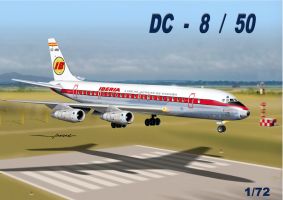 Thumbnail MACH GP110IBA DOUGLAS DC-8/50 IBERIA