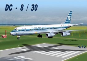 Thumbnail MACH GP110KLM DOUGLAS DC-8/30 KLM DUTCH