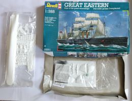 Thumbnail KINGKIT MODEL SCRAPYARD REVELL - 05201 GREAT EASTERN - NO INSTRUCTIONS   BROKEN PARTS  UK SALE ONLY 