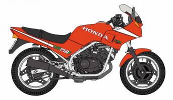 Thumbnail HASEGAWA 21780 1984 HONDA VT 250F  MC08  RED