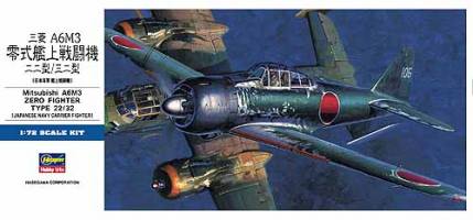 Thumbnail HASEGAWA D26 MITUBISHI A6M2 ZERO FIGHTER TYPE 22/32