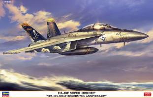 Thumbnail HASEGAWA 07552 F/A-18F SUPER HORNET VFA-103 JOLLY ROGERS 75TH ANNIVERSARY