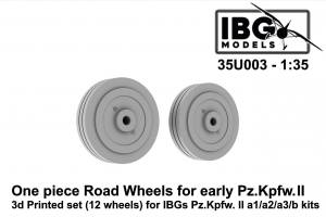 Thumbnail IBG MODELS 35U003 ONE PIECE ROAD WHEELS FOR EARLY PZ.KPFW.II