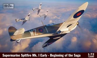 Thumbnail IBG MODELS 72580 SUPERMARINE SPITIRE MK.I EARLY - BEGINNING OF THE SAGA