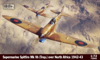 Thumbnail IBG MODELS 72592 SUPERMARINE SPITFIRE MK.VB TROP OVER NORTH AFRICA 1942-1943