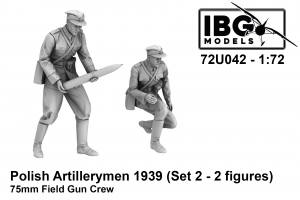 Thumbnail IBG MODELS 72U042 POLISH ARTILLERYMEN 1939 SET 2  2 FIGS 