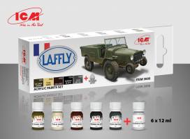 Thumbnail ICM 3009 LAFFLEY V15T ACRYLIC PAINT SET  UK SALE ONLY 