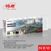 Thumbnail ICM 3047 WWII US AVIATION ACRYLIC PAINT SET  UK SALE ONLY 
