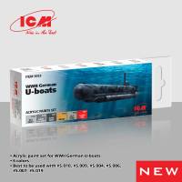 Thumbnail ICM 3053 WWII GERMAN U-BOATS ACRYLIC PAINT SET UK SALE ONLY