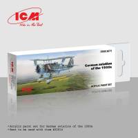 Thumbnail ICM 3071 GERMAN AVIATION OF THE 1930s ACRYLIC PAINT SET UK SALE ONLY
