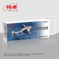 Thumbnail ICM 3094 WWII RAF COASTAL COMMAND AIRCRAFTACRYLIC PAINT SET  UK SALE ONLY 