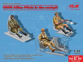Thumbnail ICM 32112 WWII ALLIES PILOTS IN THE COCKPIT